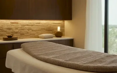 Una sala de tratamiento cálido y calmante