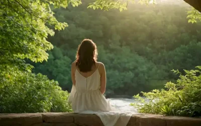 He aquí una posible respuesta: Un paisaje suave y sereno con un enfoque suave