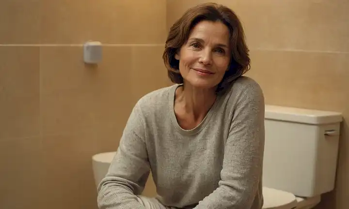 Aquí hay una descripción de la imagen de la cubierta: Una mujer en sus 40 años con una expresión suave