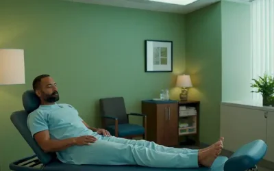 Una sala serena con una suave luz natural