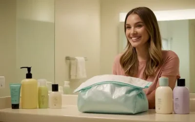 Una persona que tiene una bolsa de almacenamiento