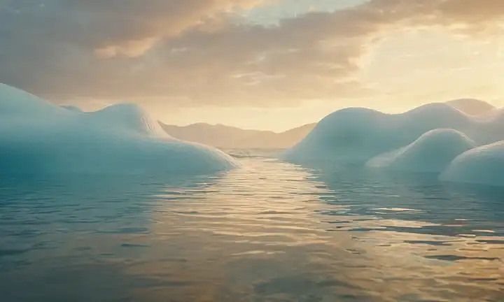 He aquí una respuesta que describe la imagen de la cubierta: Un fondo sereno con colores suaves y calmantes