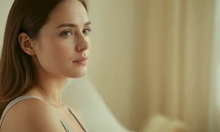 Aquí hay una línea de frases cortas en inglés que describen lo que la imagen de la portada podría representar: Más suave, fondo borroso, curvas suaves, figura humana, postura relajada, iluminación sutil, colores calmantes, ambiente relajante, ambiente tranquilo